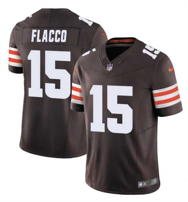 Men & Women & Youth Cleveland Browns #15 Joe Flacco Brown 2023 F.U.S.E. Vapor Limited Jersey,We sell and wholesale Men & Women & Youth Cleveland Browns #15 Joe Flacco Brown 2023 F.U.S.E. Vapor Limited Jersey on line form chian!